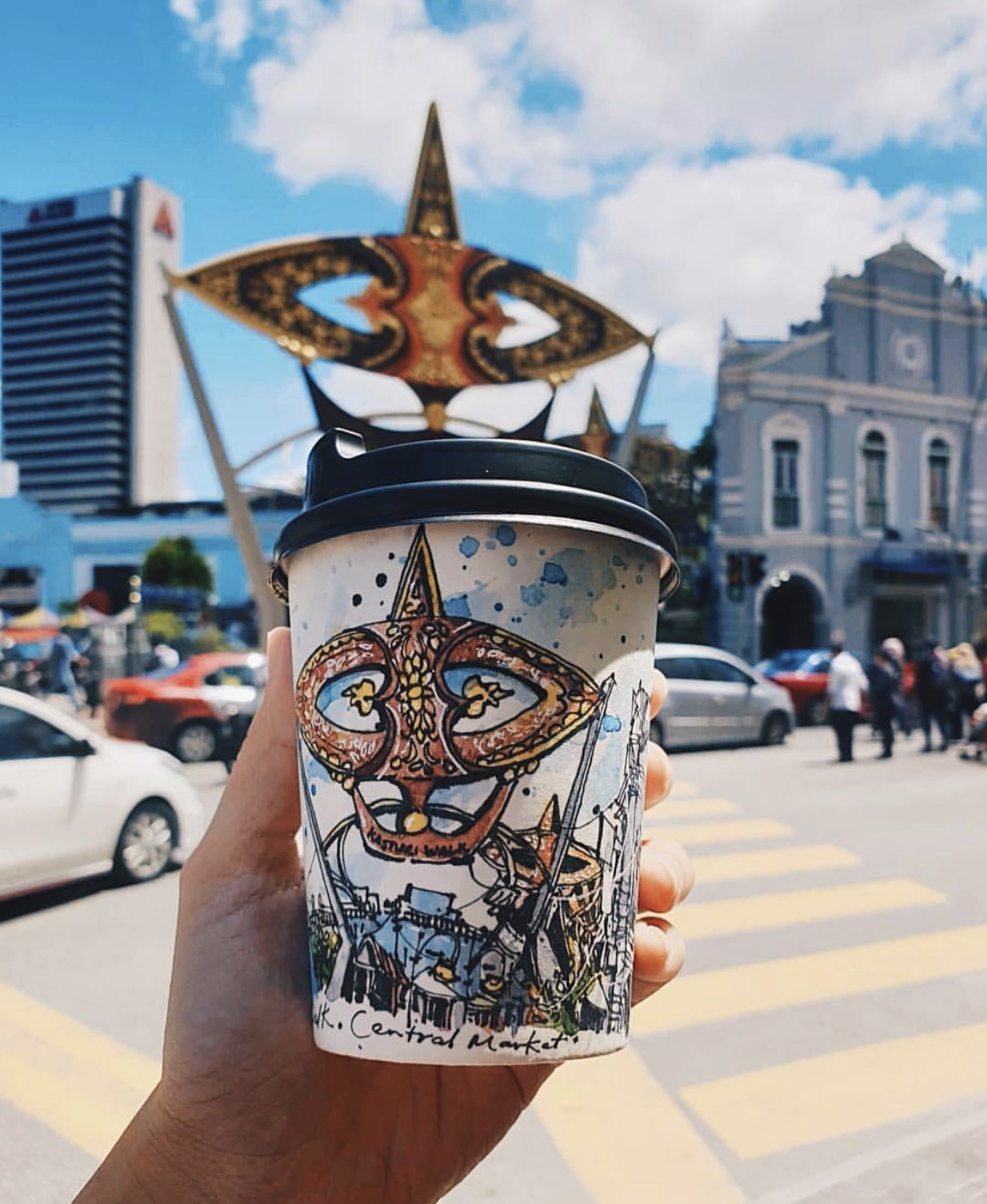 Artwork of the Kasturi Walk at the Central Market