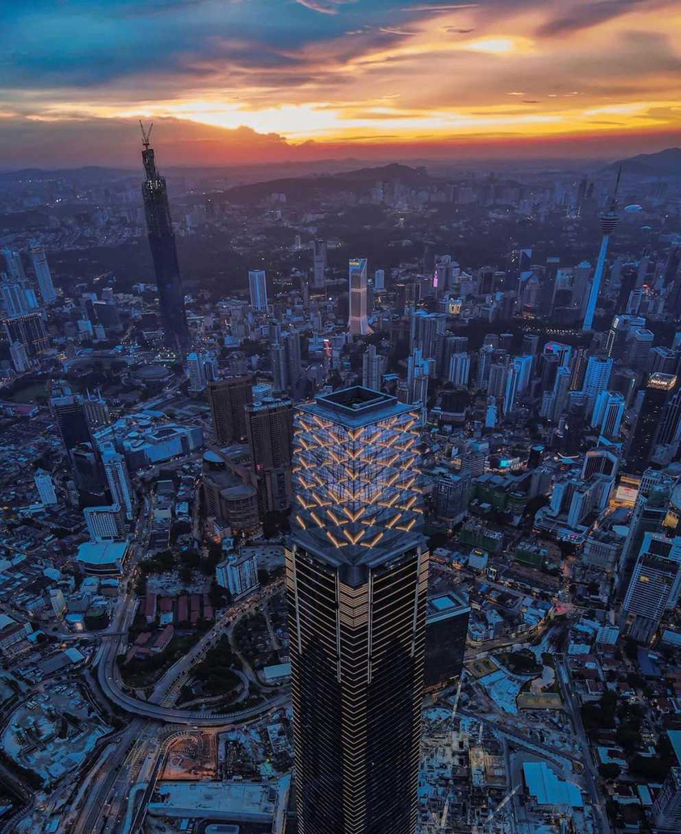 The Exchange 106 skyscraper in Kuala Lumpur