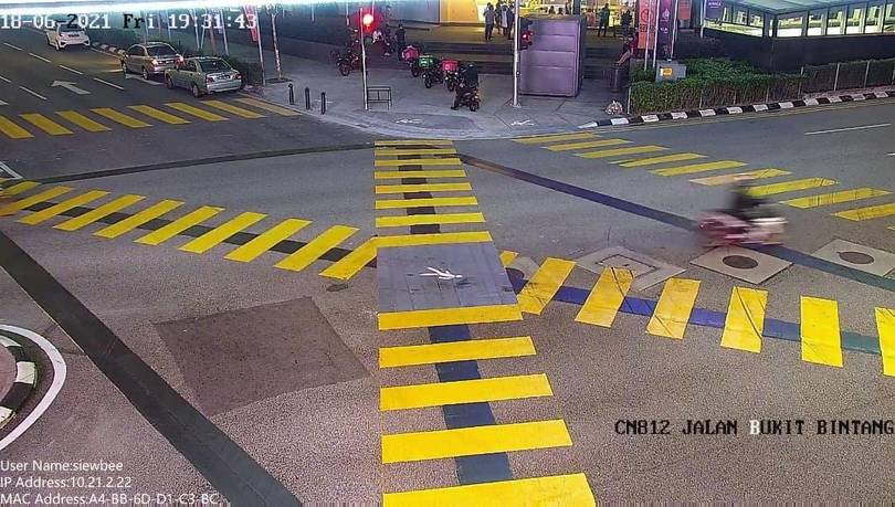 Kuala Lumpur's very own style of Shibuya scramble crossing at Bukit Bintang