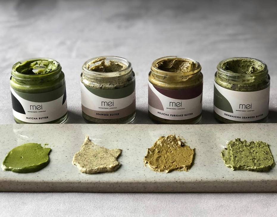 Matcha based butter from Mei by Fat Spoon