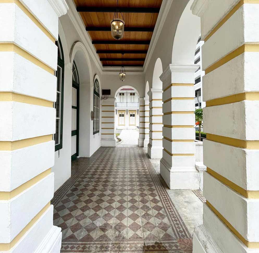 the corridors of Rumah Tangsi