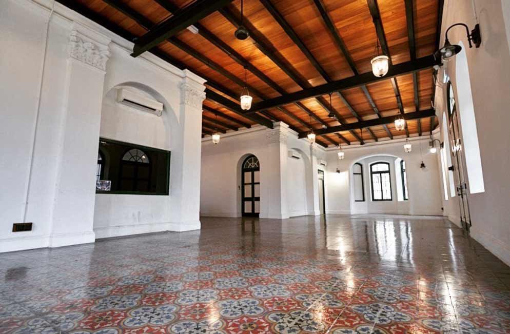 The interior of Rumah Tangsi