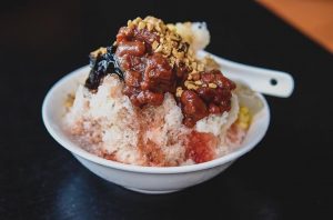 Malaysia ais kacang air batu campur