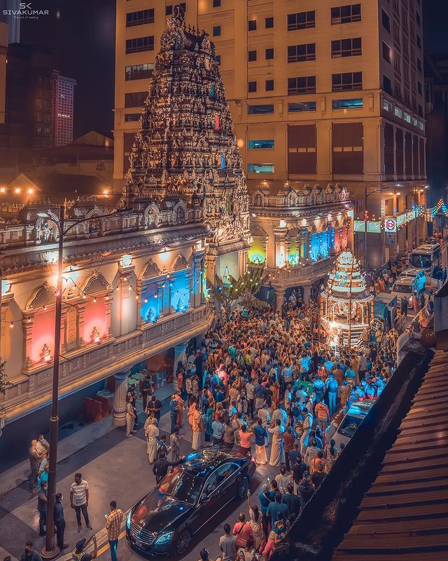 Thaipusam chariot at Sri Mahamariamman Temple Kuala Lumpur