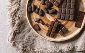 chocolate bars and cocoa